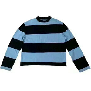 Alexander Wang Designer Soft Knit Striped Sweater
